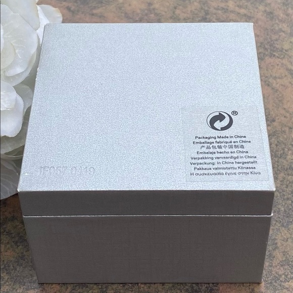 NIB NWT MICHAEL KORS 14K ROSE GOLD PLATED STERLING SILVER PAVE NESTING R… - Picture 12 of 12